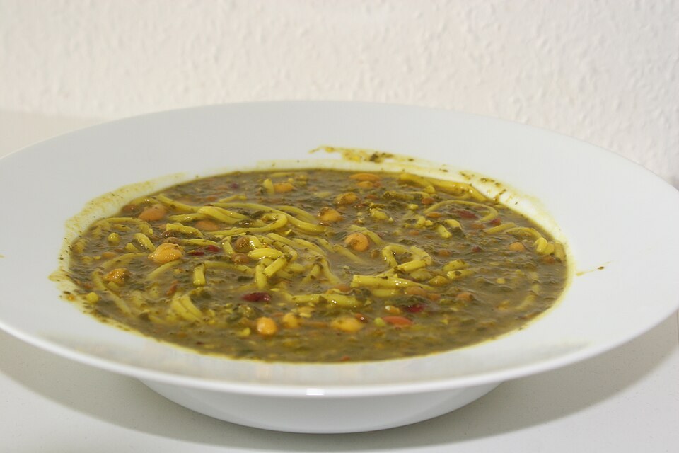 Soupe épaisse aux herbes & légumineuses