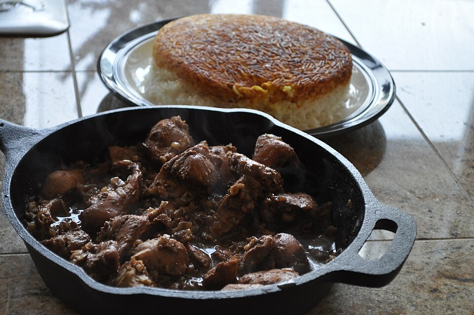 Poulet, noix & mélasse de grenade