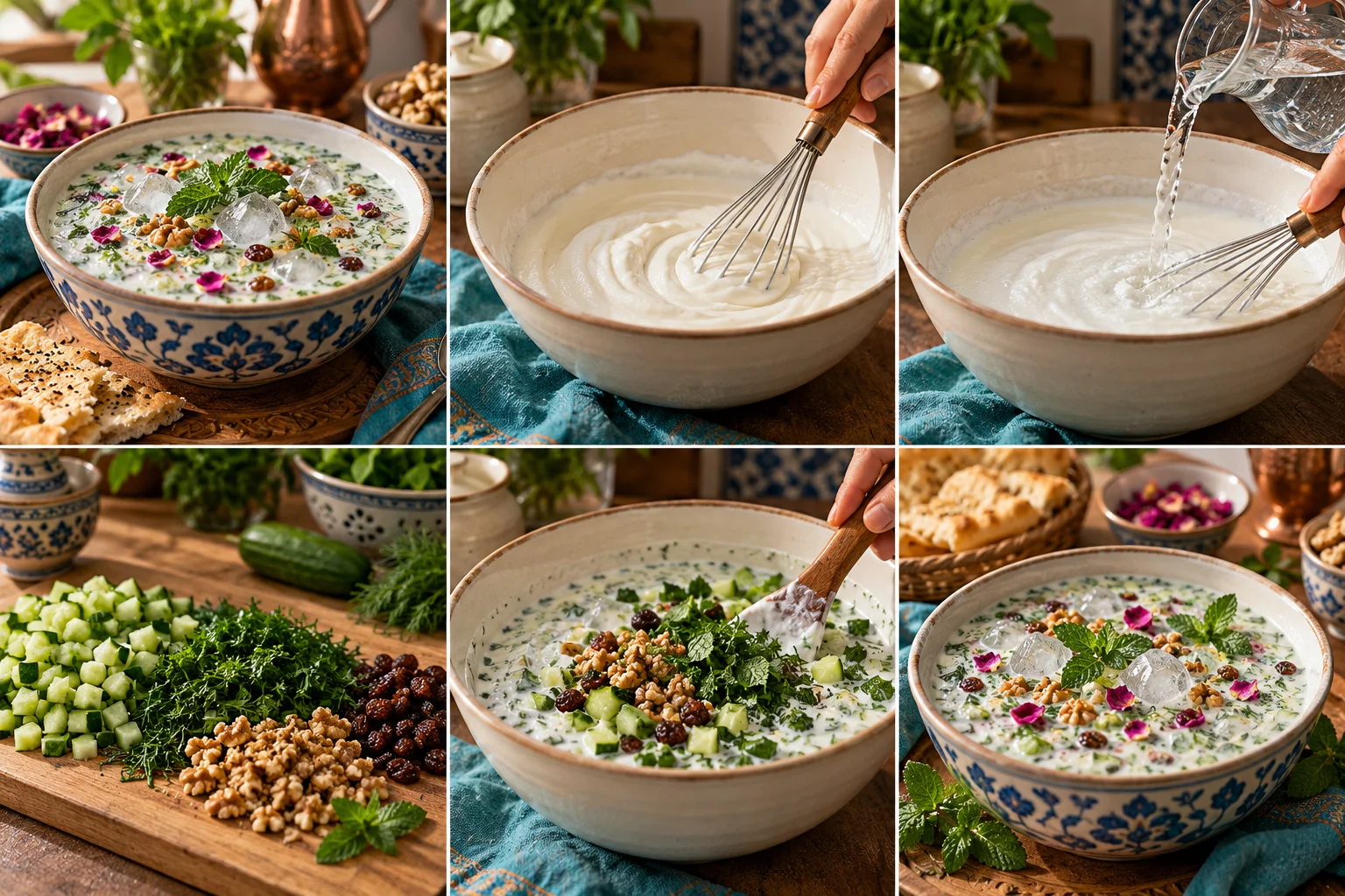 Soupe froide au yaourt & concombre