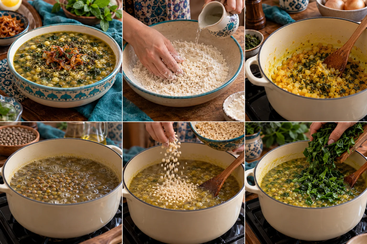 Soupe aux petites pâtes maison