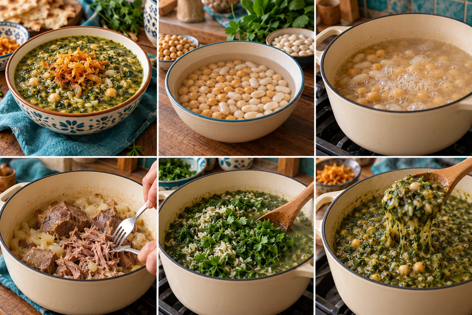 Soupe verte de Shiraz