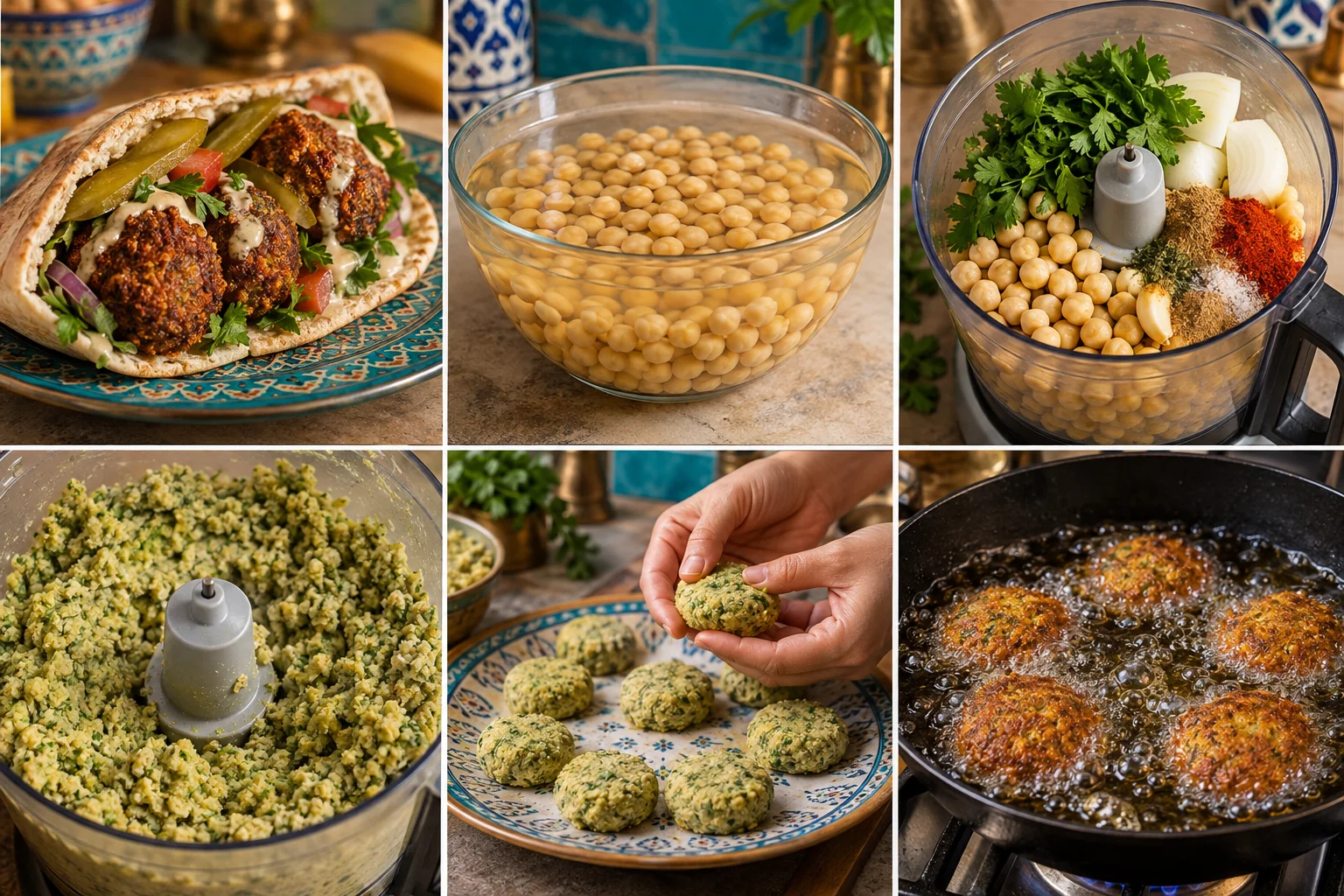 Falafels épicés aux pois chiches