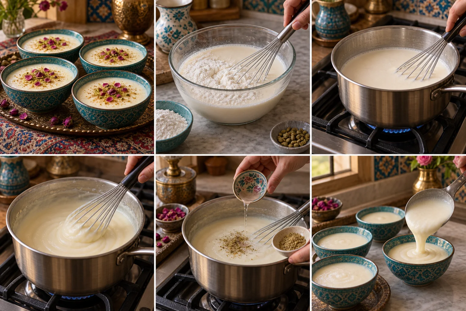 Crème de riz, cardamome & rose