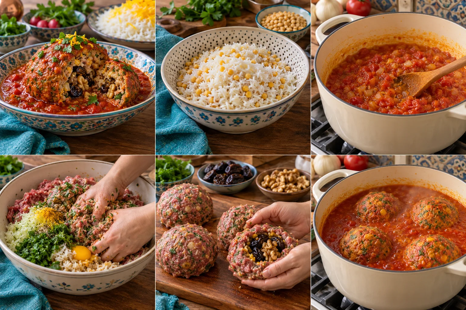 Grande boulette farcie de Tabriz