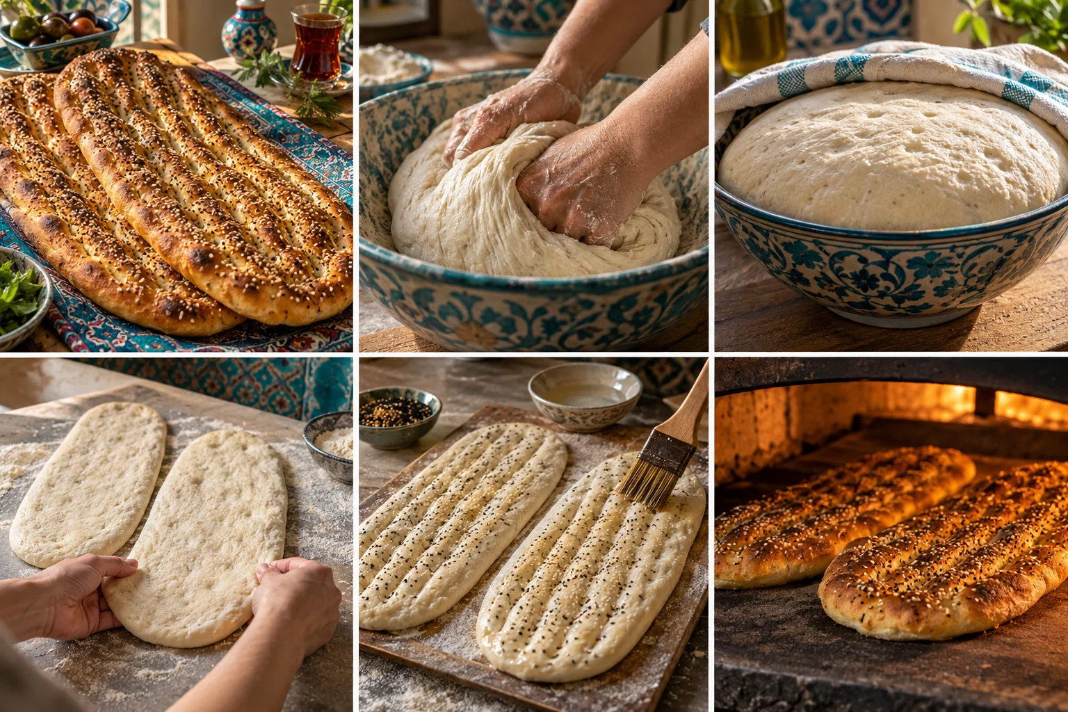 Pain persan moelleux au sésame