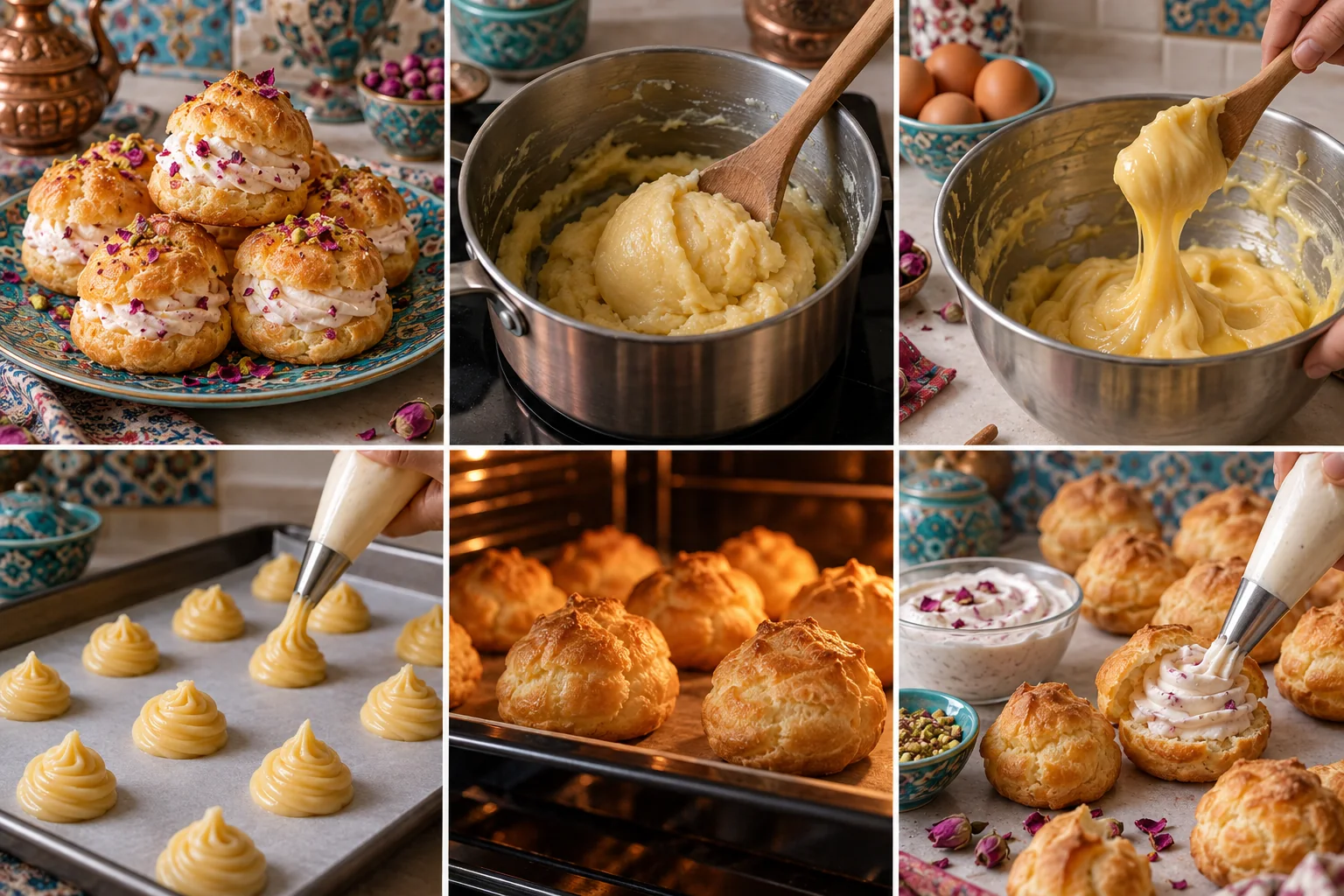 Choux persans à la crème